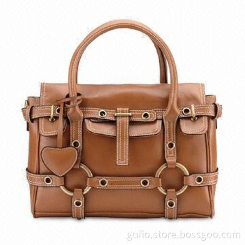 Lourdes Glamorous Cowhide Leather Shoulder Bag, Customized Designs are Accepted